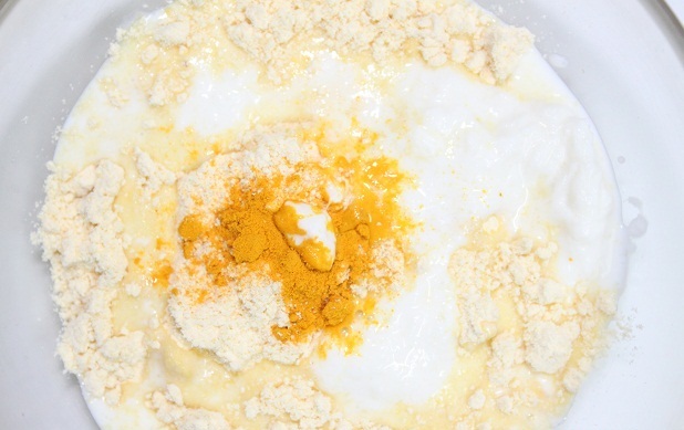 Turmeric powder and Gram Flour