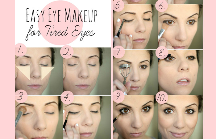 EYE MAKEUP FOR TIRED EYES