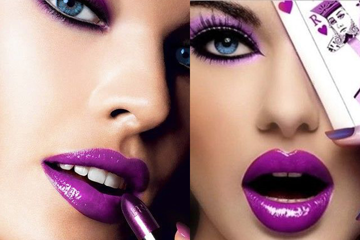 purple sheds lips
