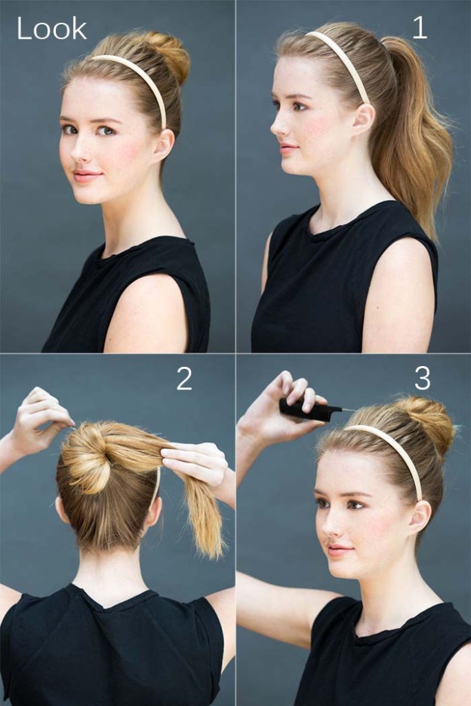 the modern messy bun