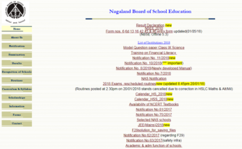 NBSE Result 2018