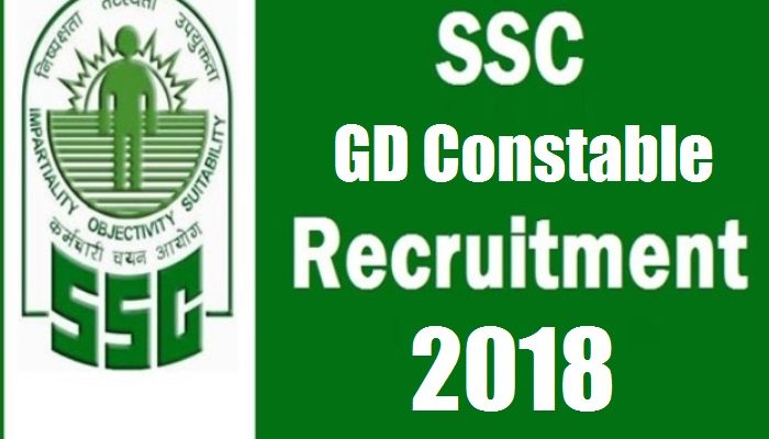 SSC GD Constable Recruitment 2018