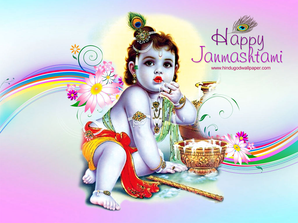 Happy Janmashtami HD Wallpaper