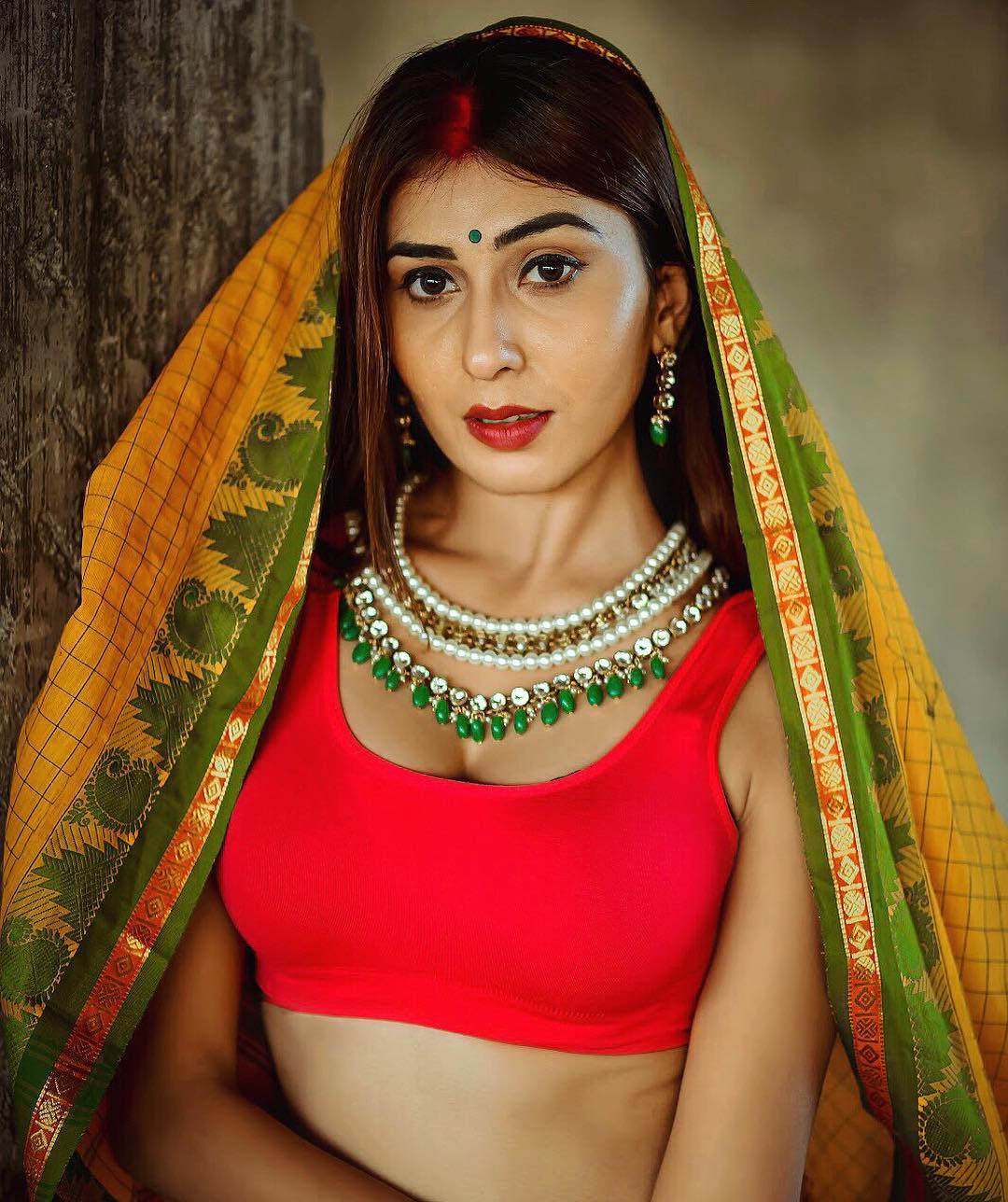 Ruma Sharma saree pic