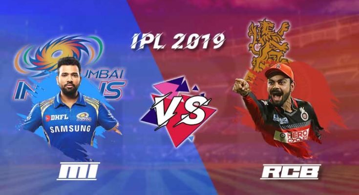 IPL 2019 Match 7, RCB vs MI Match Preview