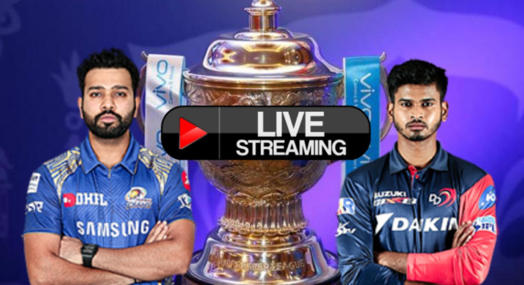 Live Streaming, Live Cricket, DD vs MI