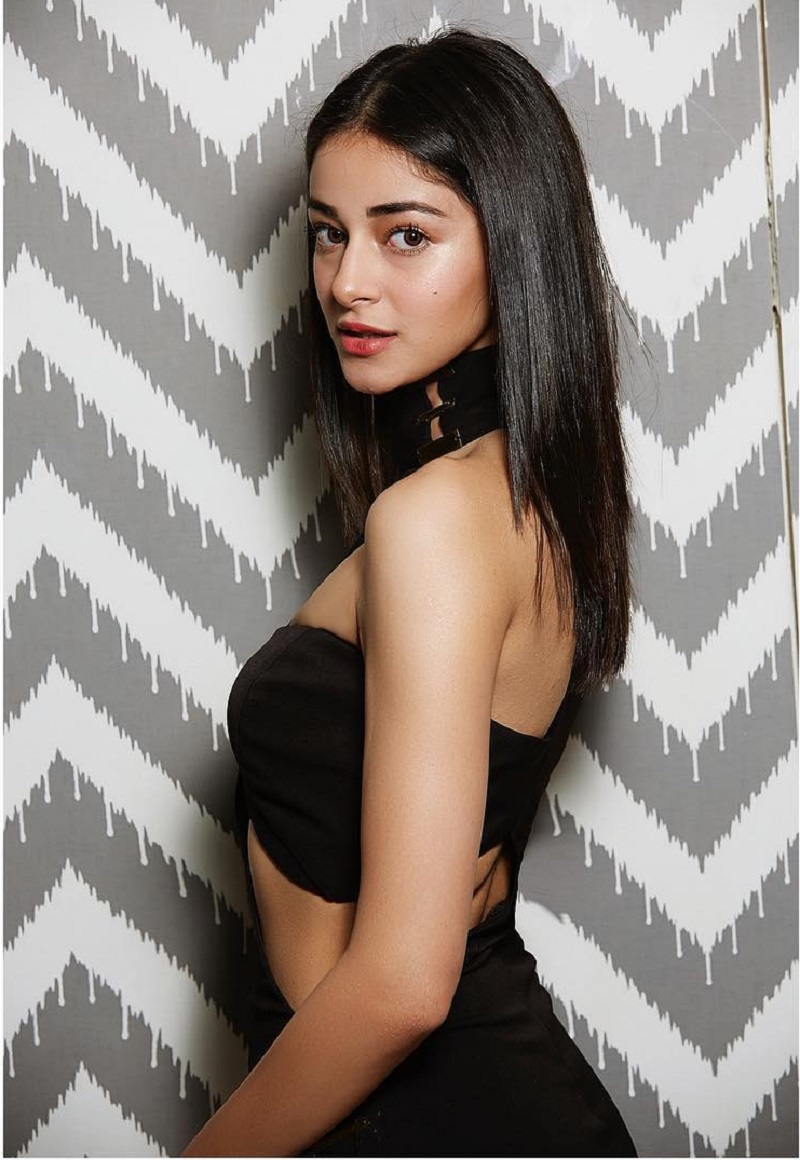 Ananya Pandey Black dress