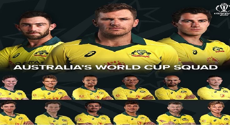 ICC World Cup 2019, England & Wales, Australia squad ,Aaron Finch, David Warner ,Steven Smith , Peter Handscomb ,Josh Hazlewood , Australia World Cup squad