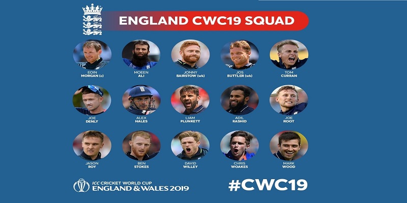 ICC World Cup 2019: England named their 15-man squad led by Eoin Morgan