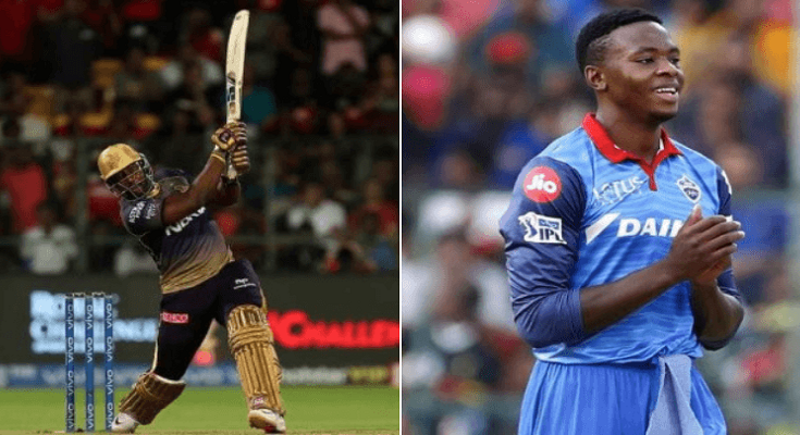 IPL 2019, KKR vs DC, Kolkata Knight Riders, Delhi Capitals, Kagiso Rabada, Andre Russell, DC vs KKR