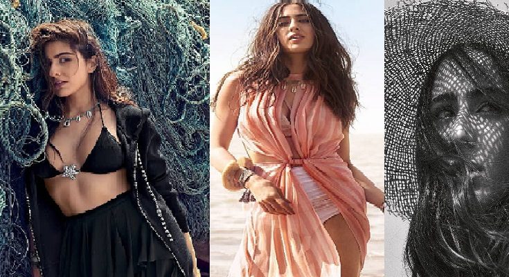Sara Ali Khan Vogue photoshoot 2019, Sara Ali Khan hot, Sara Ali Khan Sexy pics , Simmba actress Sara Ali Khan,Vogue photoshoot 2019,