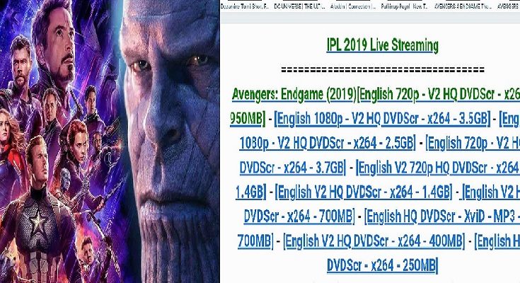 Avengers Endgame, Avengers Endgame 2019, Tamilrockers, Tamilrockers 2019, Avengers Endgame leaked