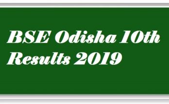 BSE Odisha 10th Results 2019