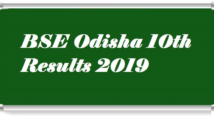 BSE Odisha 10th Results 2019