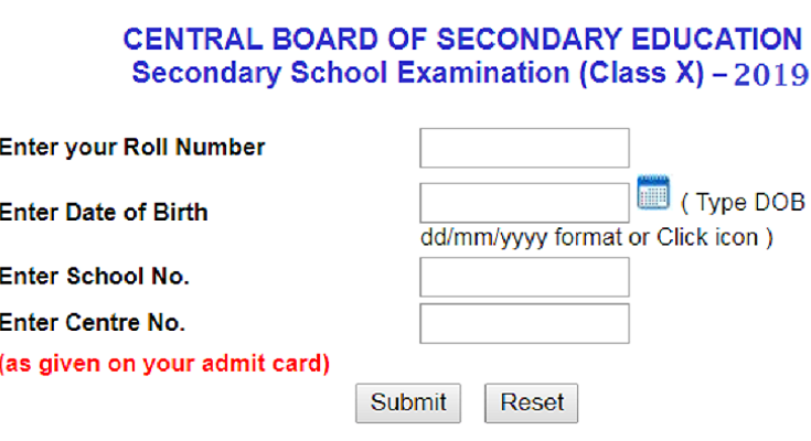 CBSE class 10th Result 2019