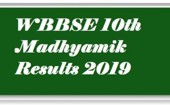 WBBSE 10th Madhyamik Results 2019