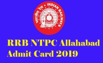 RRB NTPC Allahabad Admit Card 2019