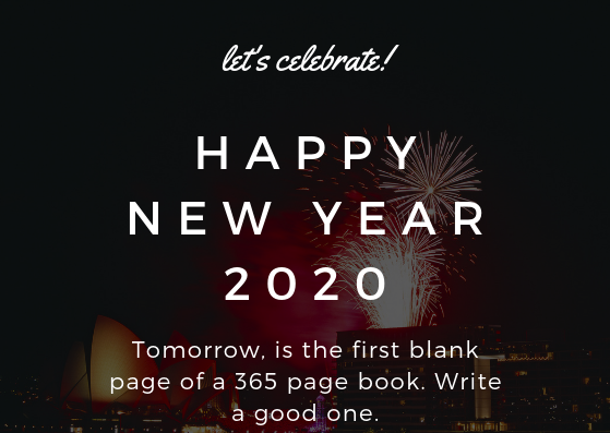 Happy New Year 2020 image