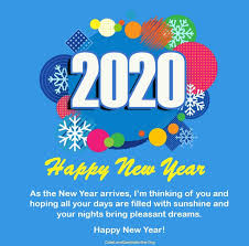 Happy New Year 2020 wishes image