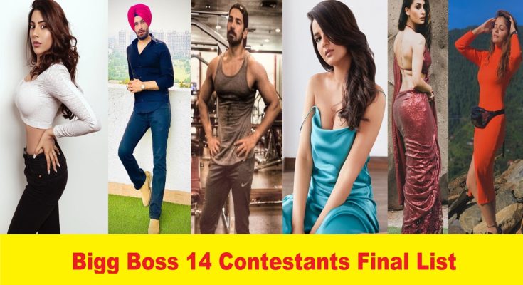 Bigg Boss 14 contestants final list