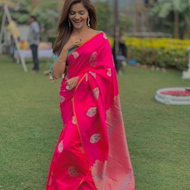 Rubina Dilaik in Saree