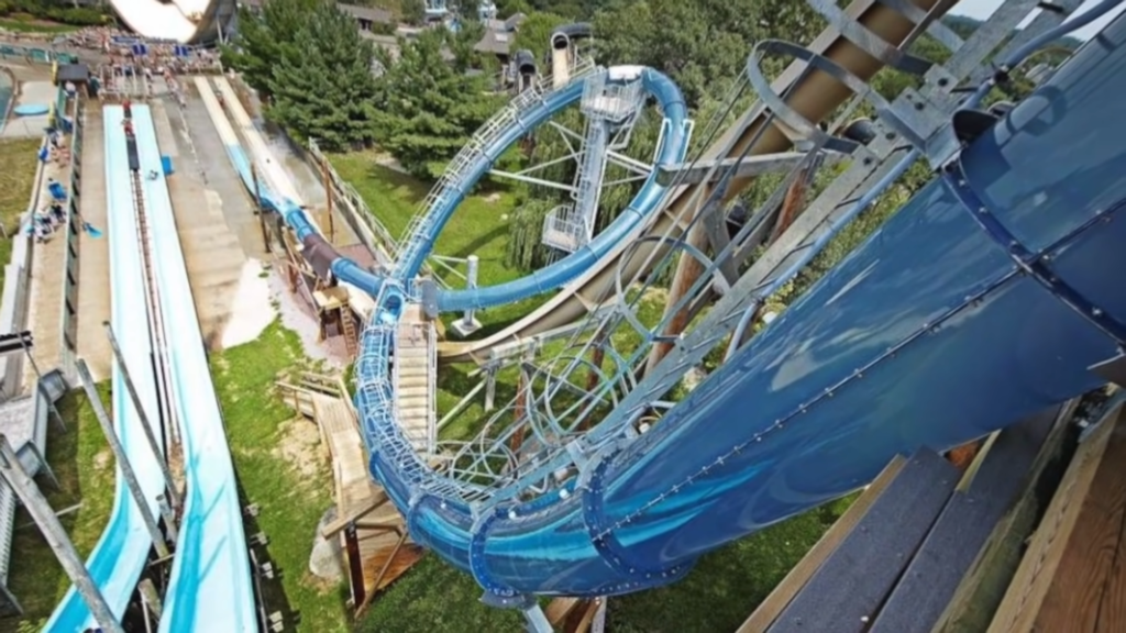 Scorpion's tail no was an arc water park in Wisconsin Dells