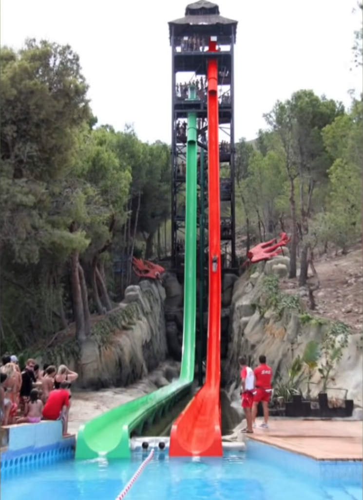 Vertigo sly Cooper landing a water park in Spain