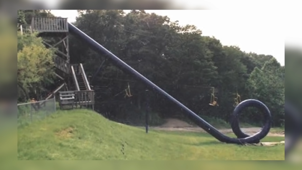 Cannonball loop action park in New Jersey